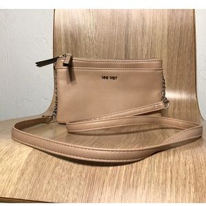 Nine West beige crossbody mini purse
